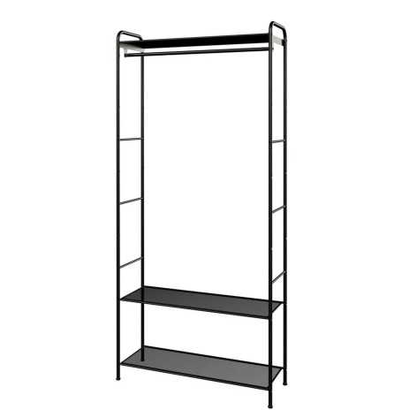 Вешалка металлическая гардеробная 69,5х30х162 см белый Валенсия 22М ЗМИ