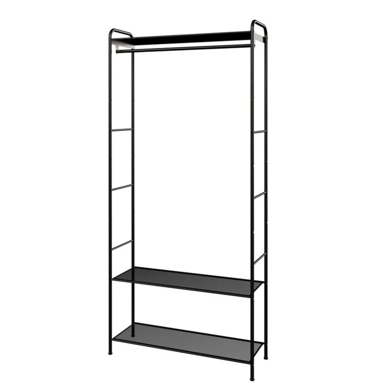 Вешалка металлическая гардеробная 69,5х30х162 см белый Валенсия 22М ЗМИ