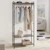 Мини фотография Вешалка металлическая гардеробная 69,5х30х162 см белый Валенсия 22М ЗМИ