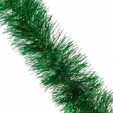 Мишура d-13 см длина 2 м  изумруд Искристое сияние Серпантин