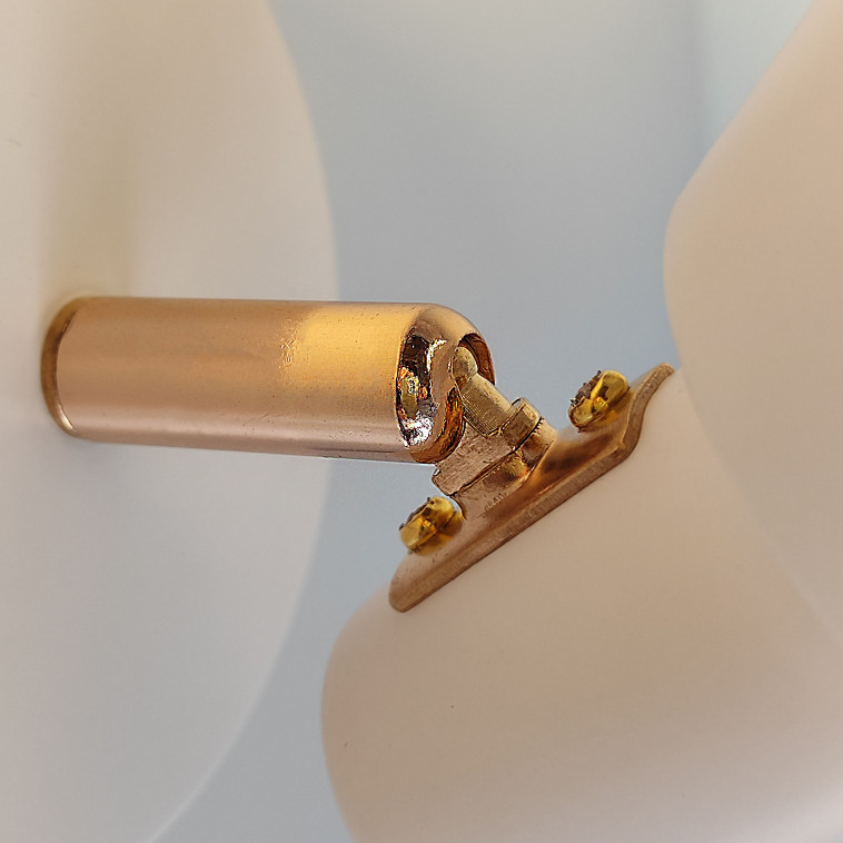 Рисунок Бра 1 плафон 20*13*23 см Е27 60Вт 4м2 плафон металл белый золото Baizheng