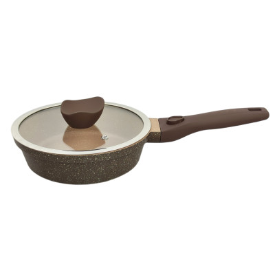 Сковорода алюминиевая 20 см стекл крыш съем ручка шоколадный мусс Дуэт Индукция Горница Сковорода алюминиевая 20 см стекл крыш съем ручка шоколадный мусс Дуэт Индукция Горница