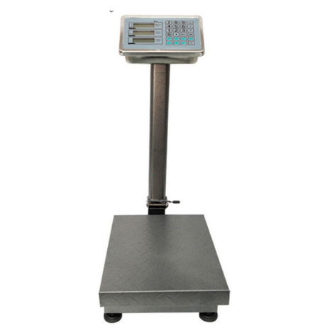 Весы платформенные металл до 500 кг 45х60х96,5 см аккумулятор дисплей память Baizheng