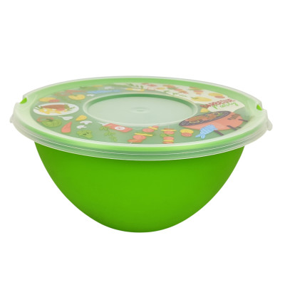 Миска пластиковая 2 л с крышкой BBQ party Полимербыт Миска пластиковая 2 л с крышкой BBQ party Полимербыт