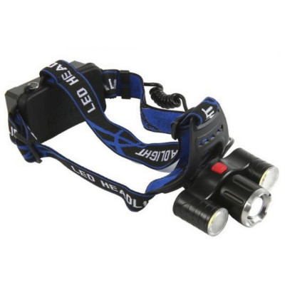 Фонарь налобный led 10х10х8 см аккумулятор 2 шт Li-Ion 10800 мАч 4 режима USB Baizheng Фонарь налобный led 10х10х8 см аккумулятор 2 шт Li-Ion 10800 мАч 4 режима USB Baizheng