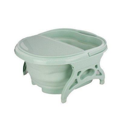 Ванна силиконовая для ног 16 л складная на ножках микс Baizheng