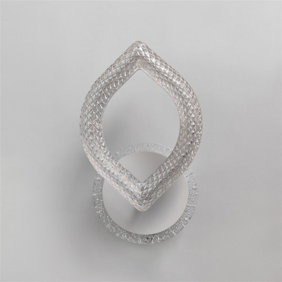 Бра светодиодный 1 плафон 30*16*10 см 16 Вт 1200 LM 5м2 акрил 3 цвета белый Baizheng