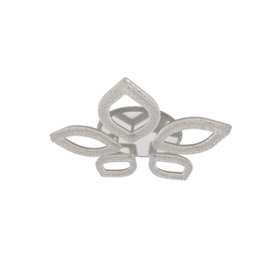 Люстра светодиодная 5 плафонов 59*10 см 80Вт 3000LM 20м2 3 цвета прилож пульт белый Baizheng Люстра светодиодная 5 плафонов 59*10 см 80Вт 3000LM 20м2 3 цвета прилож пульт белый Baizheng