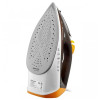 Миниатюра Утюг 2,4 кВт керамическая подошва вертикальное отпаривание самоочистка антинакипь коричнево-желты Brayer