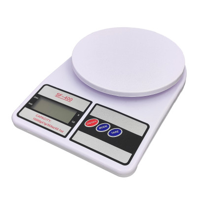 Весы кухонные электронные 10 кг 15*22,5*3,7 см дисплей микс KZ-SF400 Baizheng