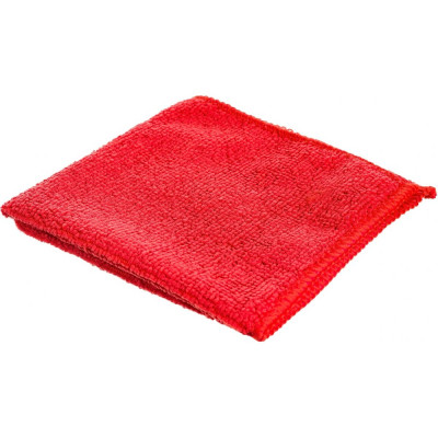 Салфетка микрофибра 25х25 см 220 гp/м² красный М-02Есо Рыжий кот