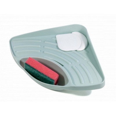 Подставка пластиковая для моющего средства и губки 265х188х68 мм серая мистерия Krita Berossi Подставка пластиковая для моющего средства и губки 265х188х68 мм серая мистерия Krita Berossi