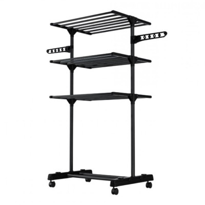 Сушилка металлическая напольная для белья 158*80*45 см микс Baizheng Сушилка металлическая напольная для белья 158*80*45 см микс Baizheng