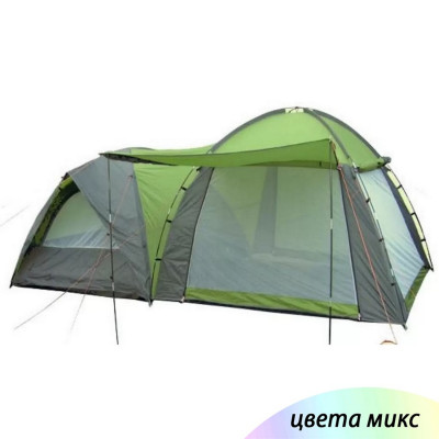 Палатка шатер 4-х местная 480х240х180 см микс Baizheng
