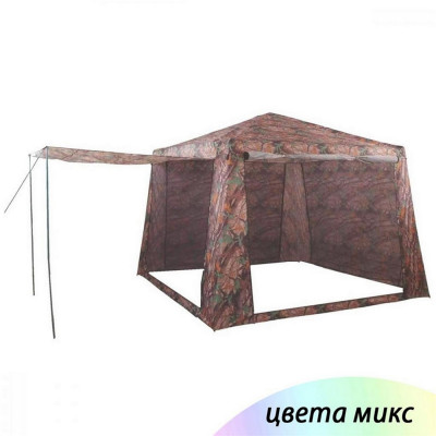 Шатер металлический 320*320*235 см оксфорд 210D PU2000 микс Baizheng