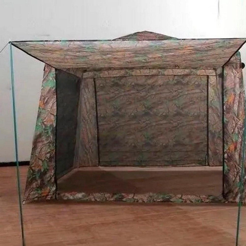Шатер металлический 320*320*235 см оксфорд 210D PU2000 микс Baizheng
