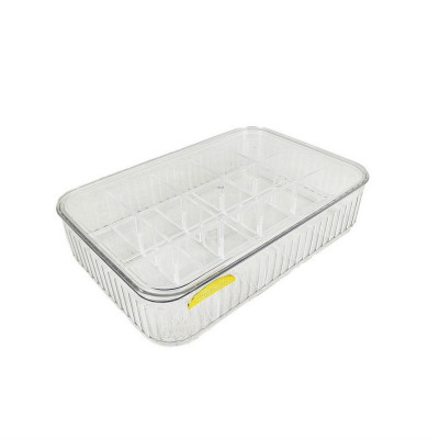 Органайзер пластиковый  352х236х82 мм с крышкой прямоугольный микс LH-2235 Baizheng