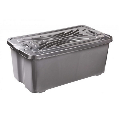 Контейнер пластиковый  75 л 775х425х330 мм крышка Эконом Альтернатива