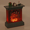 Мини картинка Светильник светодиодный 10,5х8 см Камин с игрушками Серпантин