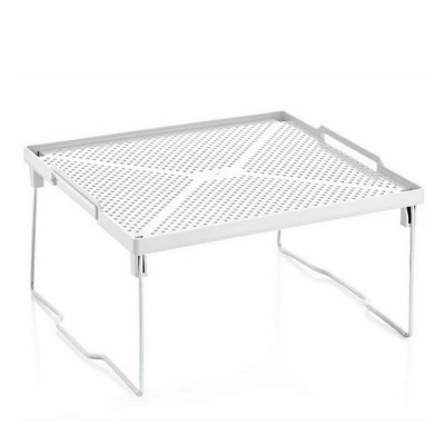 Подставка пластиковая 295х260х172 мм на металлических ножках белый Лофт Violet Подставка пластиковая 295х260х172 мм на металлических ножках белый Лофт Violet