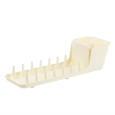 Сушилка пластиковая для посуды 395х130х103 мм слоновая кость Mini Violet