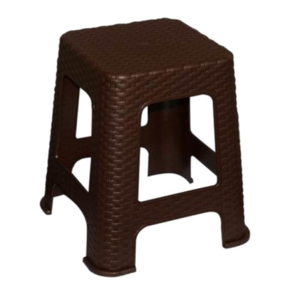 Табурет пластиковый h33 см коричневый Ротанг Violet Табурет пластиковый h33 см коричневый Ротанг Violet
