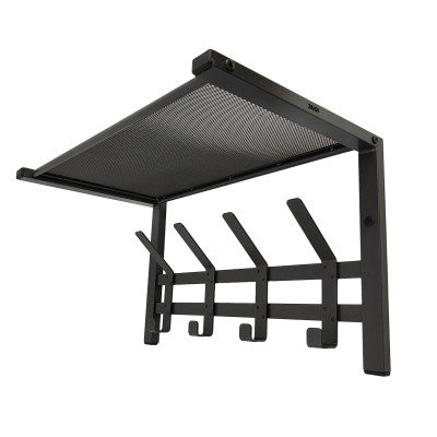 Вешалка металлическая настенная  34х8,5х16,8 см 3 двойных крючков белый Торонто 3 ЗМИ