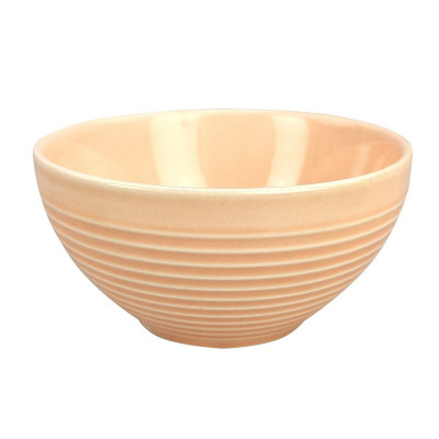 Салатник фарфоровый 14 см 350 мл бело-зеленый Primrose Коралл