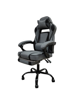 Кресло компьютерное игровое 120*62*51 см до 150 кг с подставкой Baizheng