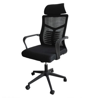 Кресло офисное 129*60*53 см до 150 кг механизм качания черный Baizheng Кресло офисное 129*60*53 см до 150 кг механизм качания черный Baizheng