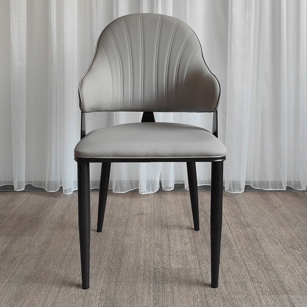 Стул металлический Baizheng 90×49×46 см, искусственная кожа, песочный, до 150 кг