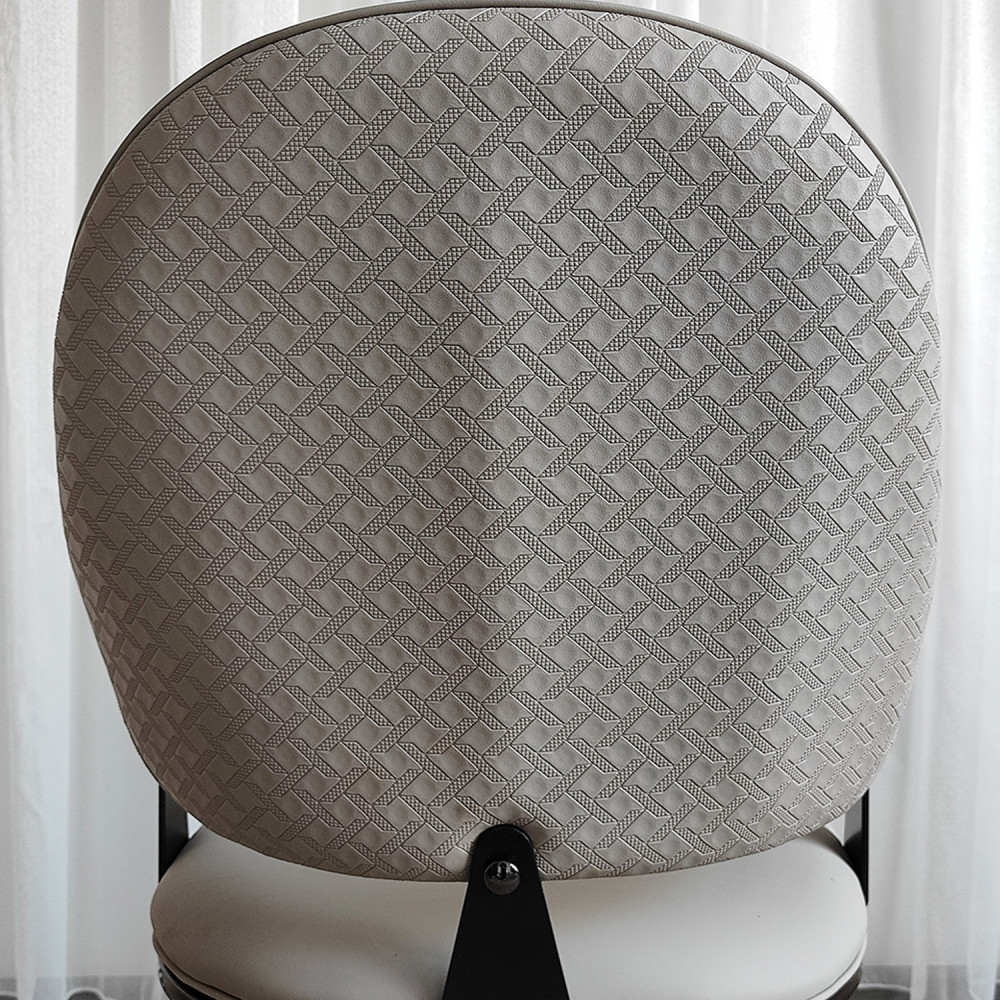 Стул металлический Baizheng 90×49×46 см, искусственная кожа, песочный, до 150 кг