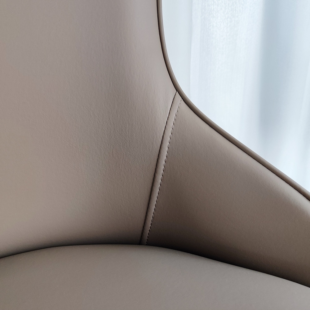 Стул металлический Baizheng 87×47×46 см, искусственная кожа, коричневый, до 150 кг