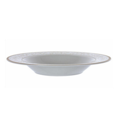 Тарелка фарфоровая суповая 21,5 см 300 мл Империя Anna Manelis Мфк