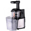 Мини фото Соковыжималка нержавеющая сталь 150 Вт 1 л шнековая импульс горло 35*55 мм черно-серебряная Maxtronic