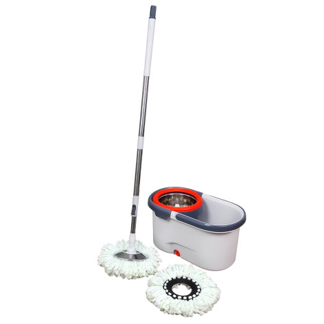 Набор ведро пластиковое 18 л + швабра метал 27х35 см металл ручка Baizheng
