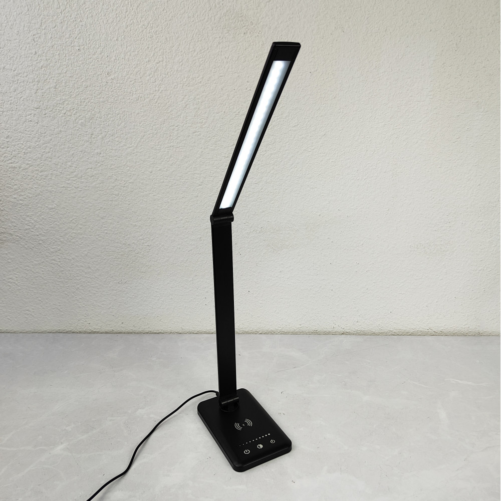 Лампа светодиодная настольная 18*12,5*11*60 см 10Вт USB черный Baizheng