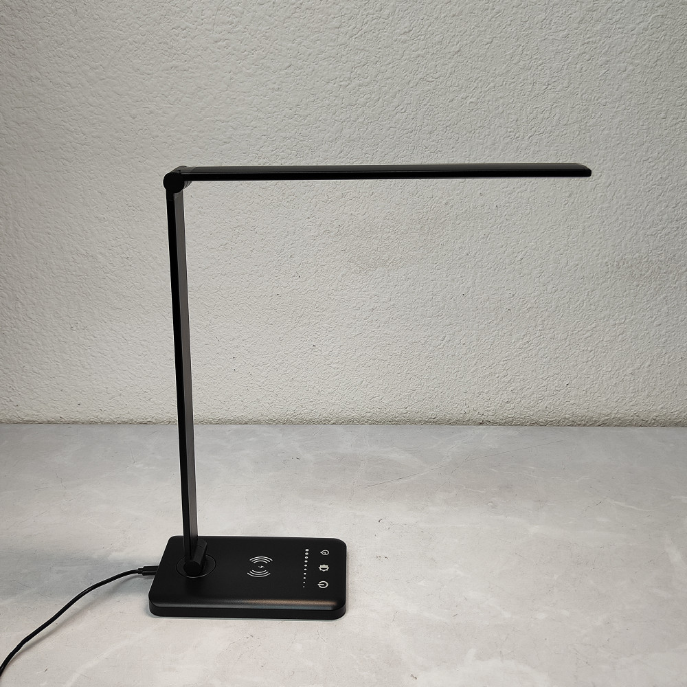 Лампа светодиодная настольная 18*12,5*11*60 см 10Вт USB черный Baizheng