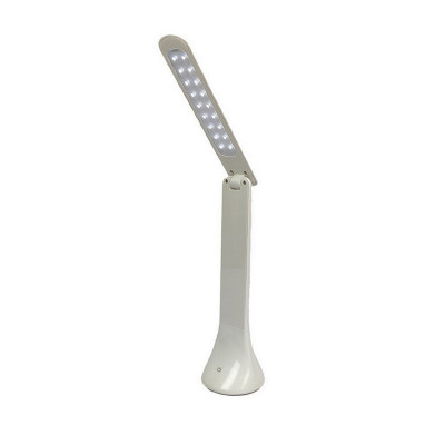 Лампа светодиодная настольная 18,6*7,6*30 см 5Вт USB складная белый Baizheng