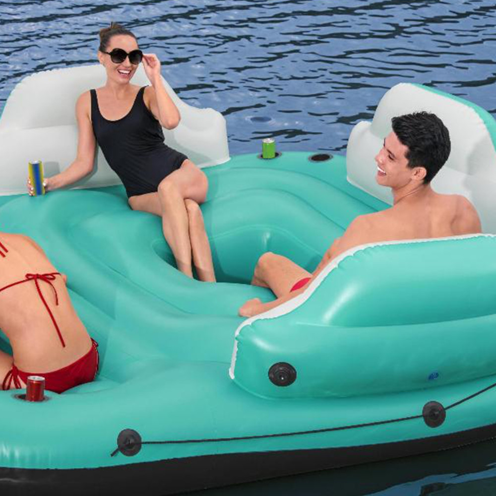 Матрас для плавания 300*275 см с навесом Sunny BestWay