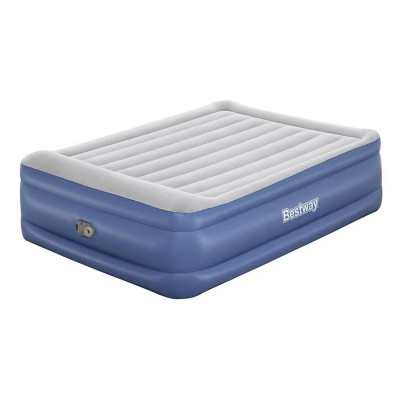 Матрас надувной 203*152*56 см встроенный электронасос +заплатка BestWay