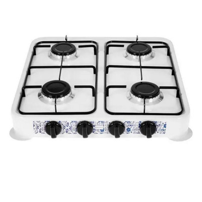 Плита газовая четырехконфорочная 3,2 кВт белая EN-004 Energy