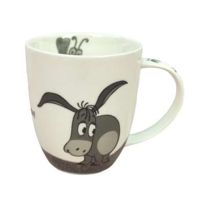 Кружка фарфоровая 420 мл Винни Пух Коралл