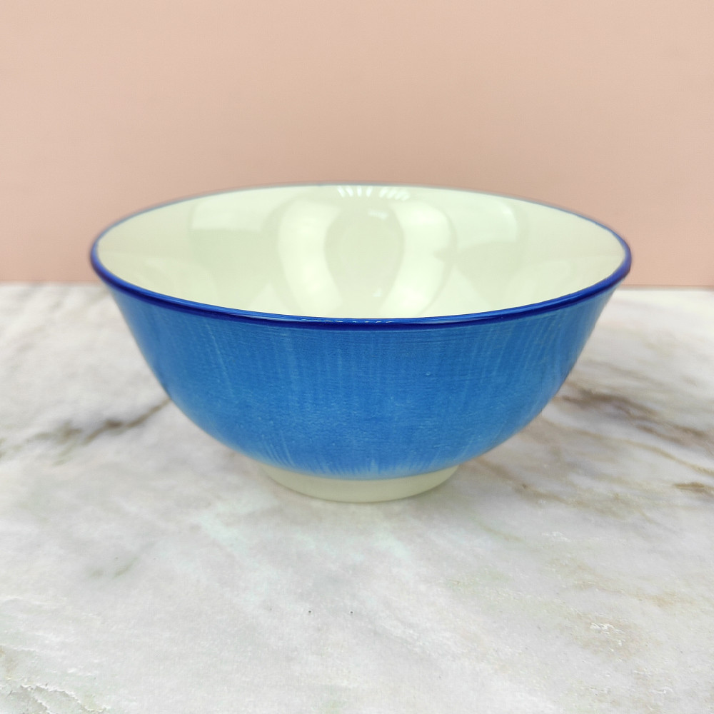 Салатник фарфоровый 15 см 600 мл Eden blue Коралл