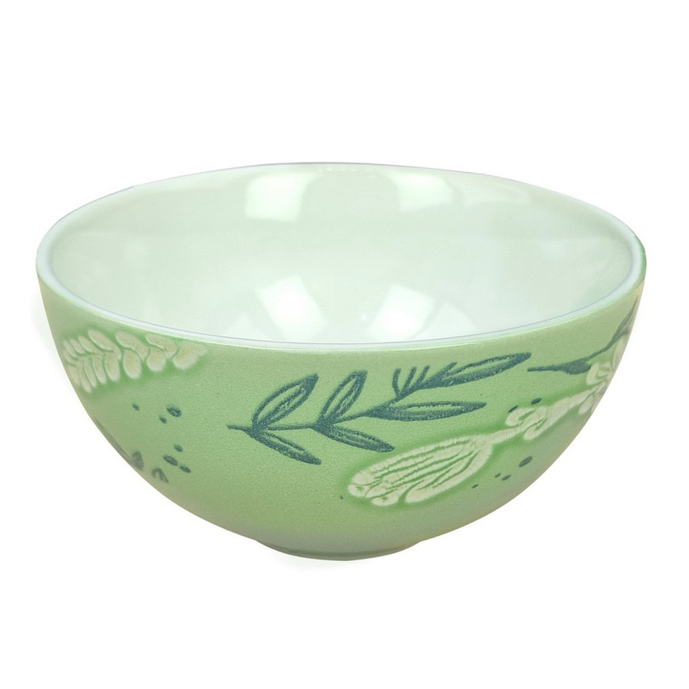Салатник фарфоровый 12 см 350 мл Grassy Коралл