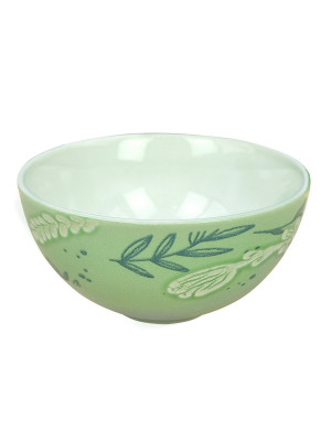 Салатник фарфоровый 12 см 350 мл Grassy Коралл