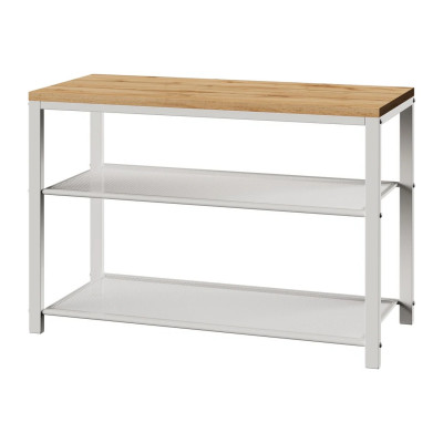 Скамья металлическая 67х30х45 см белый Торонто 23Л ЗМИ