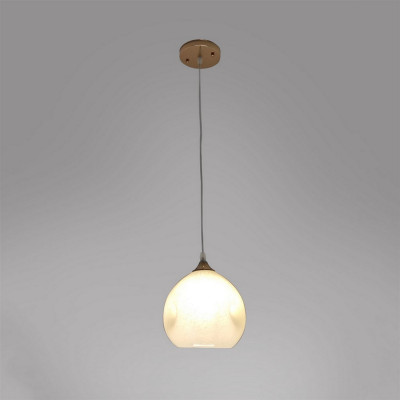 Люстра кухонная 1 плафон 20*19*80 см Е27 60Вт 4м2 плафон стекло золото Baizheng