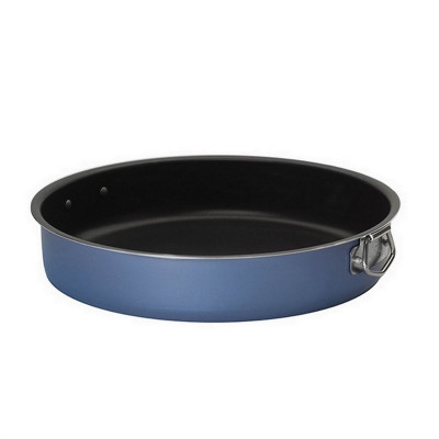 Форма алюминиевая 24 см круглая синий Сатин Калитва Форма алюминиевая 24 см круглая синий Сатин Калитва
