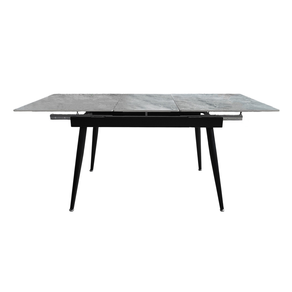 Стол керамогранит кухонный 120x160x80x75 см раздвижной металл BZ-DT3Y 2 кор Baizheng